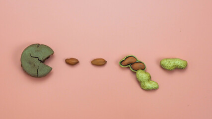 French sweet delicious nutty macaroons