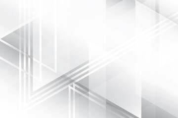 Abstract geometric white and gray color background. Vector illustration.