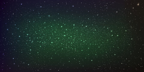 Astrology horizontal background, Star universe background, Bright star in the dark space, Milky way galaxy, Vector Illustration.