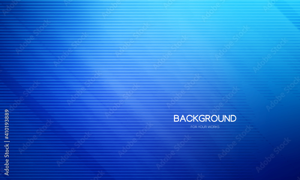 Poster abstract background vector illustration. gradient blue with stripe lines.