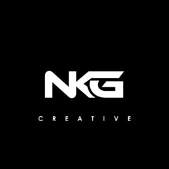 NKG Letter Initial Logo Design Template Vector Illustration