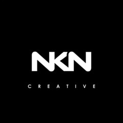 NKN Letter Initial Logo Design Template Vector Illustration