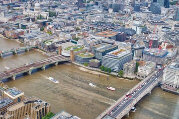 Fototapeta premium River Thames bridges, London
