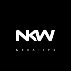 NKW Letter Initial Logo Design Template Vector Illustration