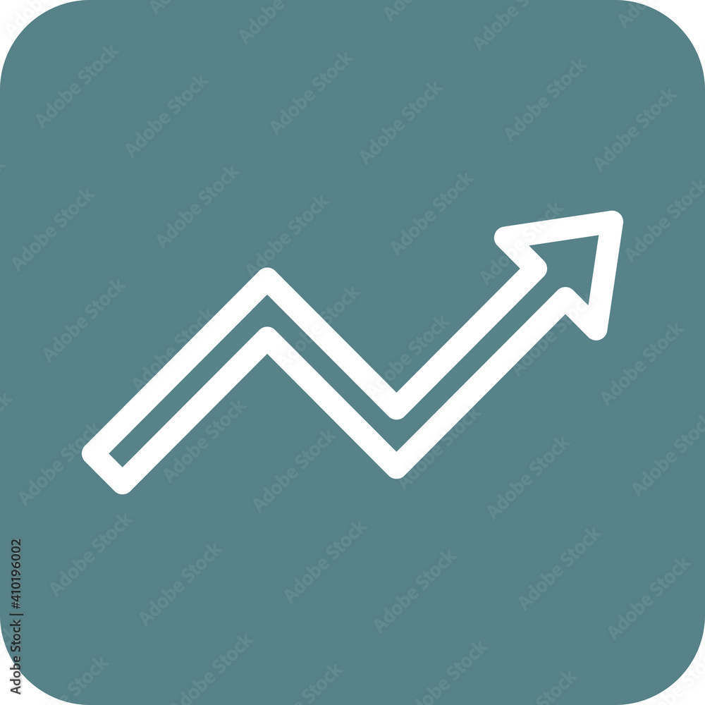 Poster Rise Chart Icon