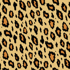 Leopard seamless texture, imitation. leopard skin repeat pattern.