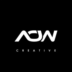 AOW Letter Initial Logo Design Template Vector Illustration