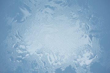 An artificial ice layer over the viewer's head (we are underwater and we see the sunlight).
