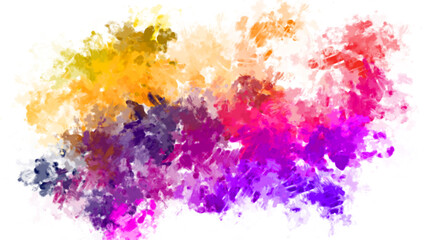 Brushed Painted Abstract Background. Brush stroked painting. Artistic vibrant and colorful wallpaper.