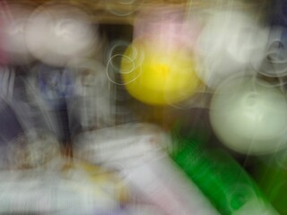 Lichtdesign - bunte Farben und runde Formen