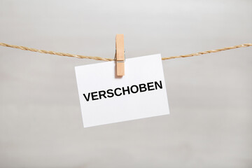 Verschoben