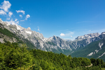 Fototapeta na wymiar Majestic Albanian Alps