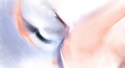 Modern art. Colorful contemporary artwork. Color strokes of paint. Brushstrokes on abstract background. Brush painting.