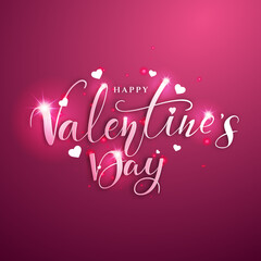 Valentines Day vector illustration. abstract heart background on Valentines Day.