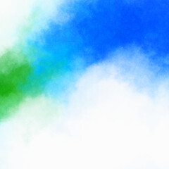 Watercolor painted background. Abstract Illustration wallpaper. Brush stroked painting. 2D Illustration.