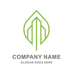 Natural House Vector Design Template