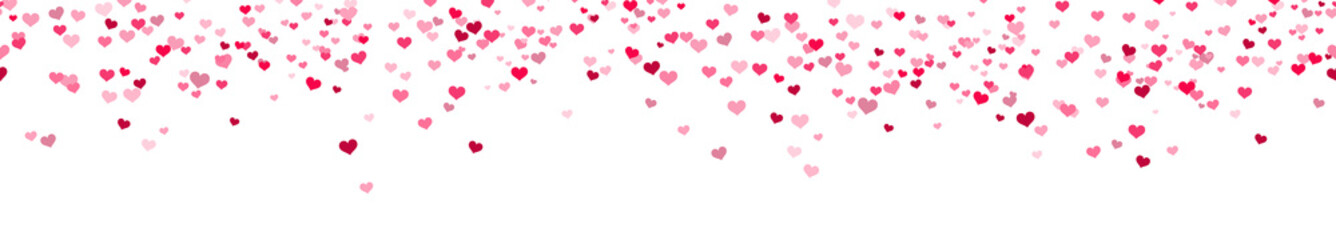 seamless confetti hearts background