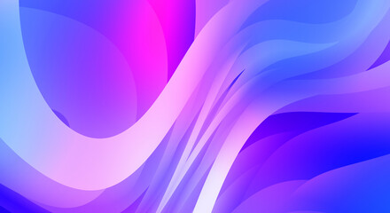 Abstract background with colorful gradient. Vibrant graphic wallpaper with stripes design. Fluid 2D illustration of modern movement.