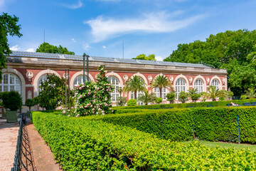 Orangery in Luxembourg gardens, Paris, France - obrazy, fototapety, plakaty