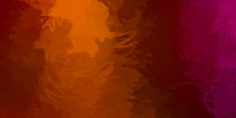 Creative background. Painted composition with vibrant brush strokes. Textured colorful painting. Paint brushed wallpaper.