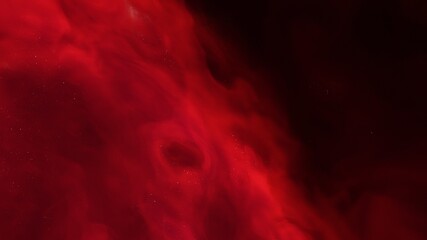 nebula gas cloud in deep outer space, science fiction illustrarion, colorful space background with stars