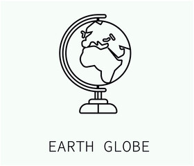 earth globe icon 