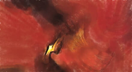 Modern art. Colorful contemporary artwork. Color strokes of paint. Brushstrokes on abstract background. Brush painting.