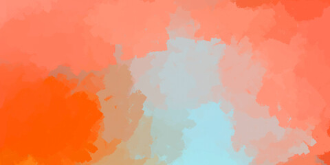 Abstract background of colorful brush strokes. Brushed vibrant wallpaper. Painted artistic creation. Unique and creative illustration.