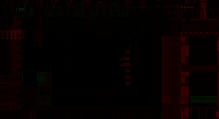 Geometric multicolored intersecting lines. Graphic illustration of digital technology. Abstract background.