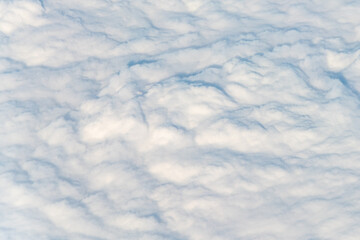 Clouds in nature, high angle view