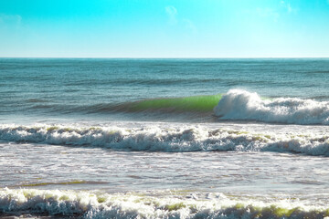PRAIA DO BARROTE EM JACARAIPE, SERRA, ES, BRASIL.