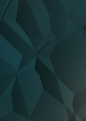 Polygonal background. Colorful wallpaper with geometric design. Digital 3d illustration.