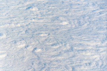 Clouds in nature, high angle view