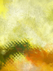 Modern art. Colorful contemporary artwork. Color strokes of paint. Brushstrokes on abstract background. Brush painting.
