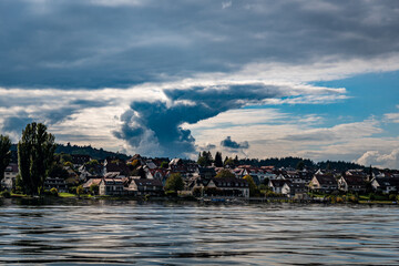 Strange Clouds over the city
