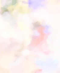 Watercolor painted background. Abstract Illustration wallpaper. Brush stroked painting. 2D Illustration.