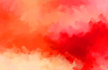 Abstract background of colorful brush strokes. Brushed vibrant wallpaper. Painted artistic creation. Unique and creative illustration.