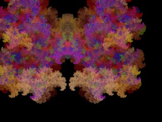 Imaginatory fractal background Image