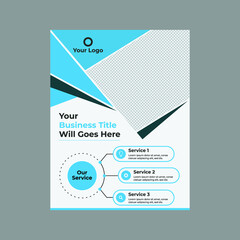 Modern professional letter size flyer