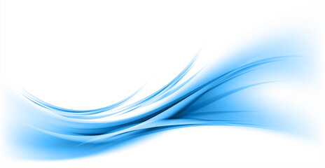 Fototapeta premium Abstract background with dynamic wavy lines, abstract. Elegant light background.