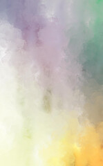 Obraz premium Brushed Painted Abstract Background. Brush stroked painting. Artistic vibrant and colorful wallpaper..