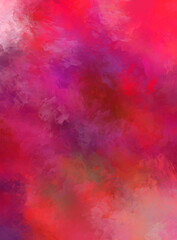 Abstract background of colorful brush strokes. Brushed vibrant wallpaper. Painted artistic creation. Unique and creative illustration.