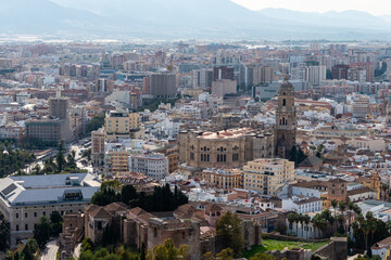 Fototapeta premium Cathédrale Malaga, Andalousie, Espagne