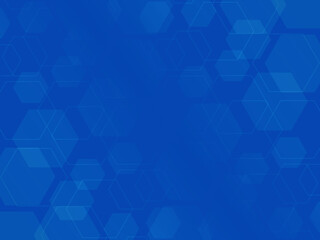 Obraz na płótnie Canvas Abstract medical pattern, or technology background with hexagons, blue figures vector backdrop, wallpaper with texture