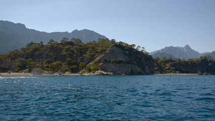 Fototapeta premium Rocks and sea in Turkey