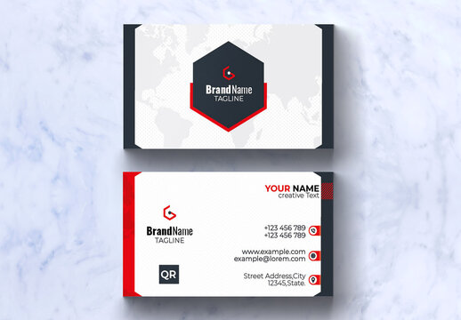 Clean Corporate Business Card