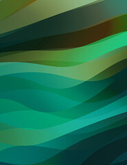 Abstract background. Colorful wavy design wallpaper. Creative graphic 2d illustration. Trendy fluid cover with dynamic shapes flow.