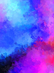 Modern art. Brushed Painted Abstract Background. Brush stroked painting. Strokes of paint. 2D Illustration.