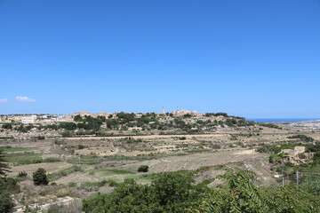 Fototapeta na wymiar View from Mdina, Malta
