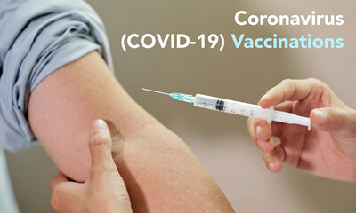 Doctor making an injection